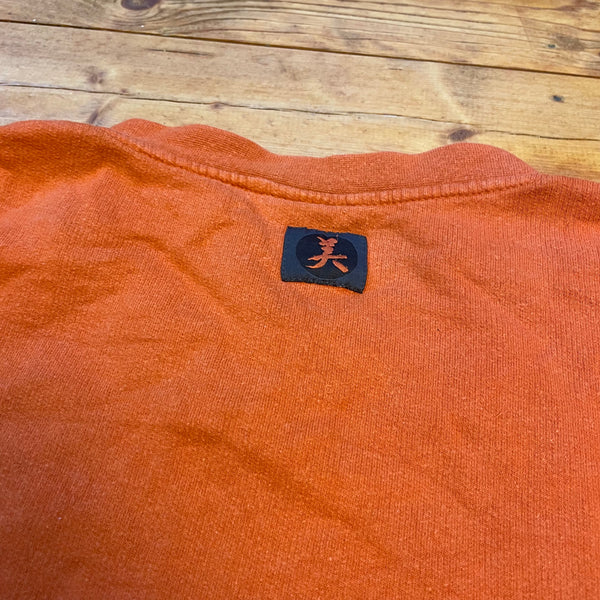 Dragon Y2K Sweater in Orange - Vintage