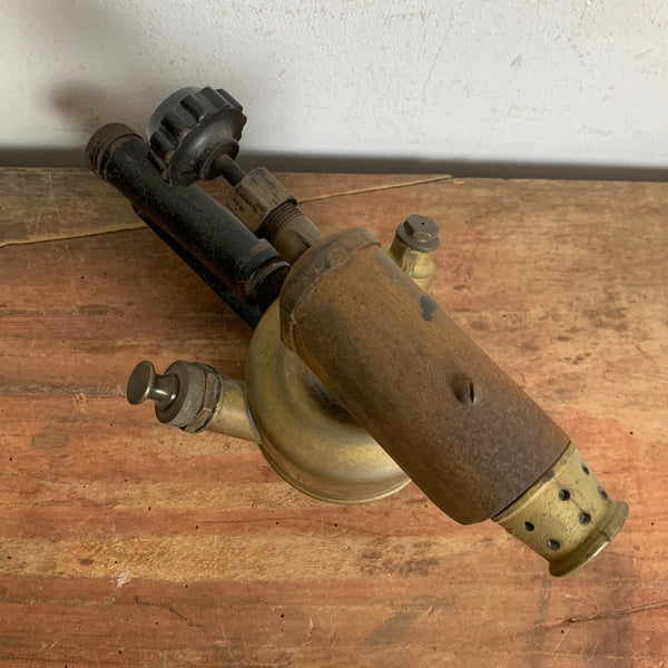Antike Benzin Lötlampe von Lötkunze