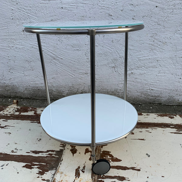 Vintage Beistelltisch Strind auf Rollen von Ikea