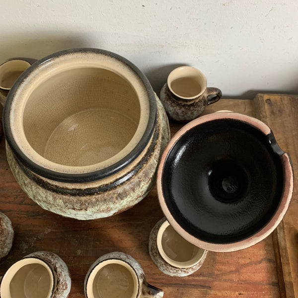 Keramik Bowle Service Dümler und Breiden 317