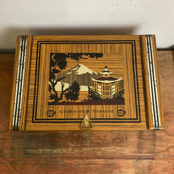 Vintage Blechdose Teekanne