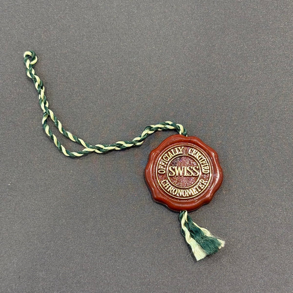 Rolex Siegel Officially Certified Chronometer Hang Tag