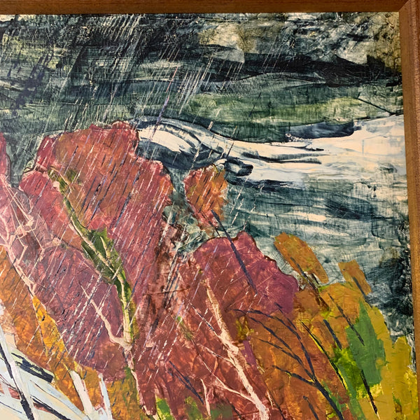 Ölgemälde Regenschauer von Günther Frey