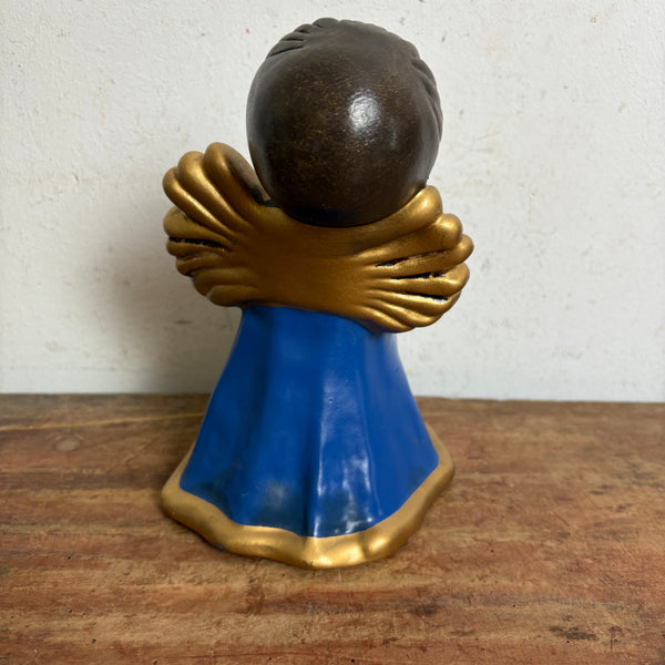 Original Bozener Keramik Engel blau von Thun