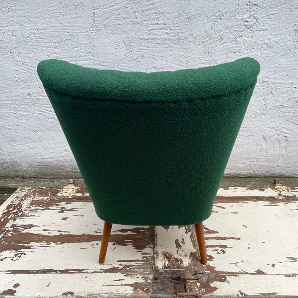 Mid Century Cocktailsessel in grün