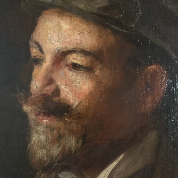 Ölgemälde Portrait von Lenin als junger Revolutionär von Giuseppe Pennasilico
