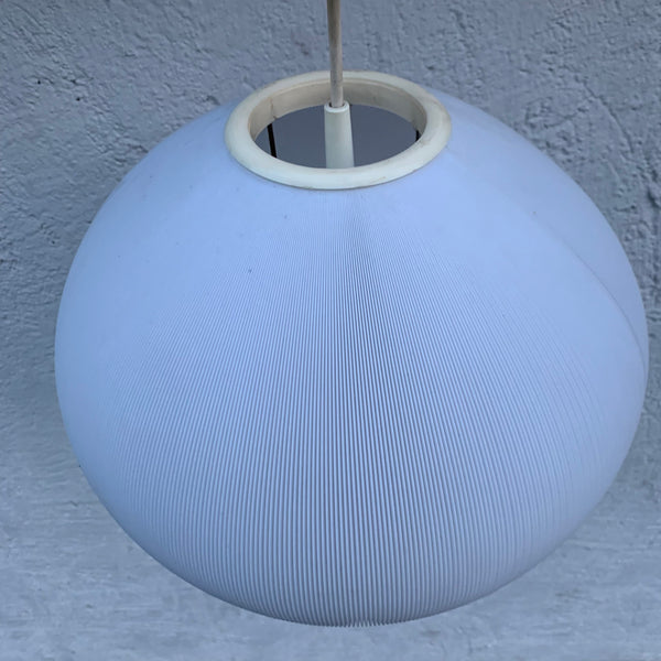 Vintage Space Age Plissee Deckenlampe