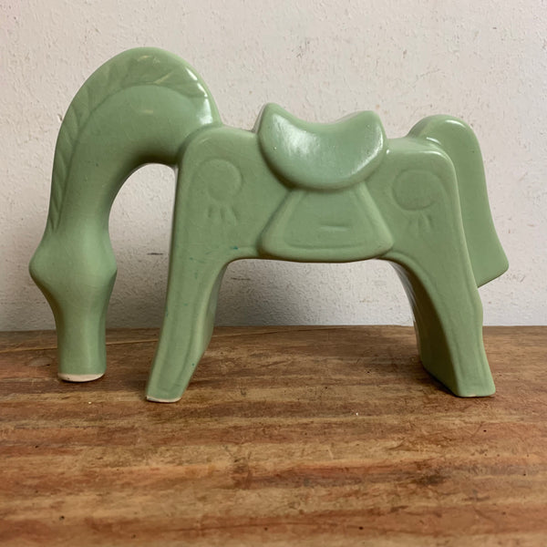 Vintage Design Keramik Skulptur Pferd von Ikea