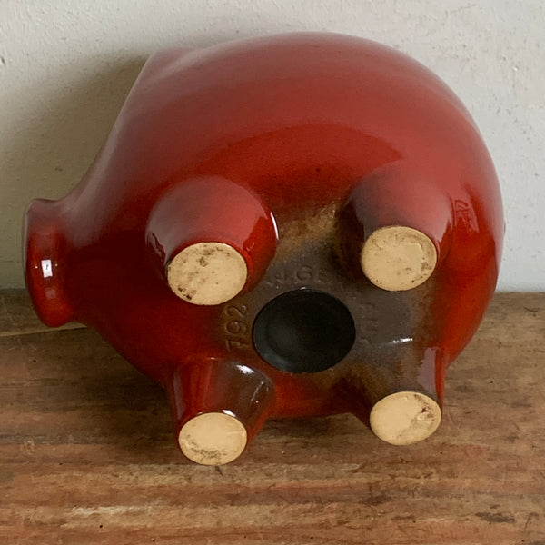 Vintage Keramik Sparschwein von Scheurich 792