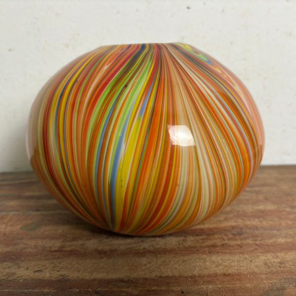 Vintage Glas Vase Murano bunt