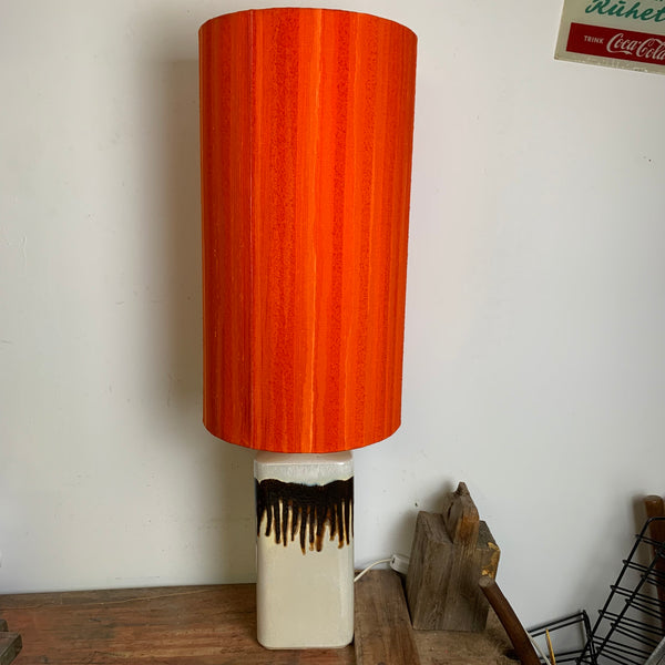 Vintage Keramik Tischlampe von Kaiser Leuchten