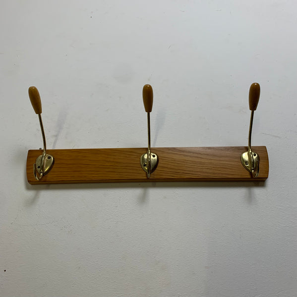Vintage Mid Century Garderobe Hakenleiste