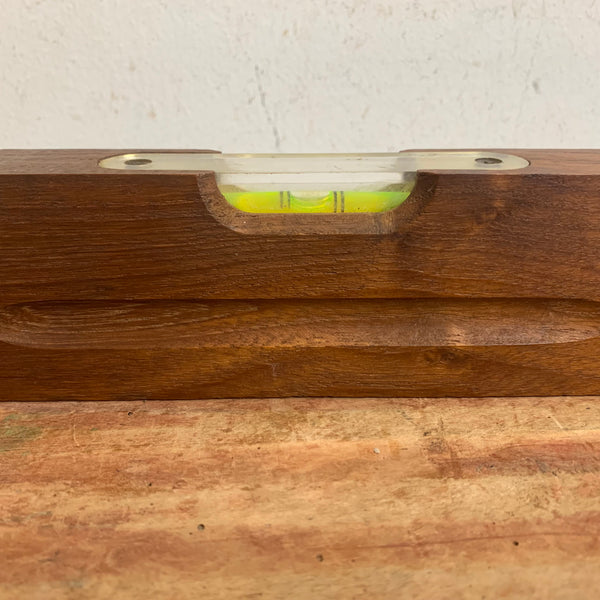 Vintage Teakholz Wasserwaage 33 VN / 50 cm von Stabila