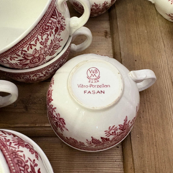Service Fasan rot von Villeroy und Boch