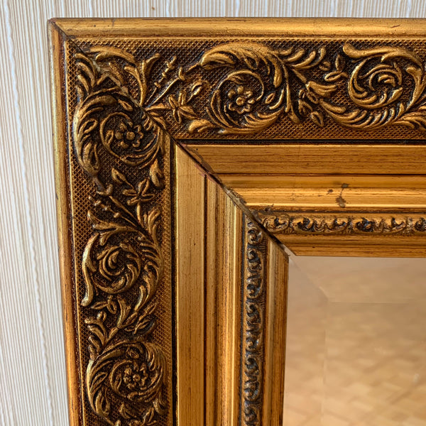 Großer goldener Jugendstil Spiegel