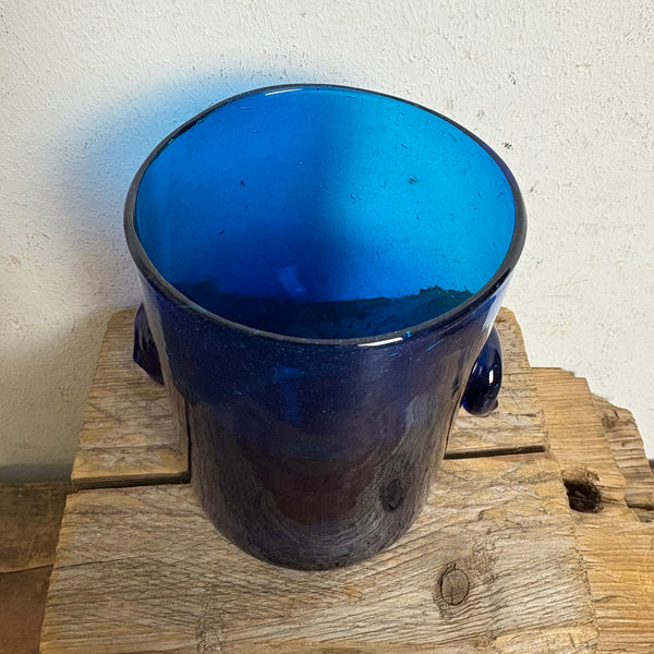 Vintage italienische Design Glas Vase