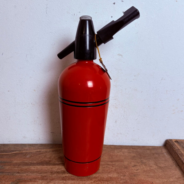 Sodasyphon Heimsyphon Modell A in rot