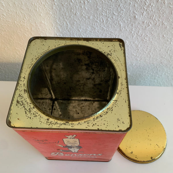 Vintage Blechdose Royal Fruit Drops von Bensons Toffee