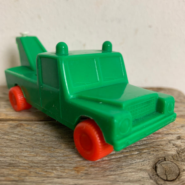 Vintage Gummi Auto Abschleppwagen von LKE Prod. Denmark