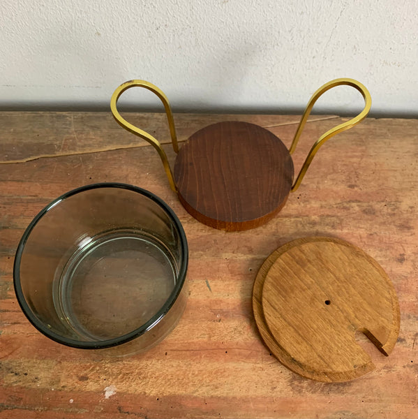Vintage dänisches Design Marmeladen Glas