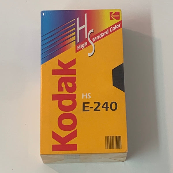 Vintage 2 Kodak HS E-240 VHS Video Kassetten OVP