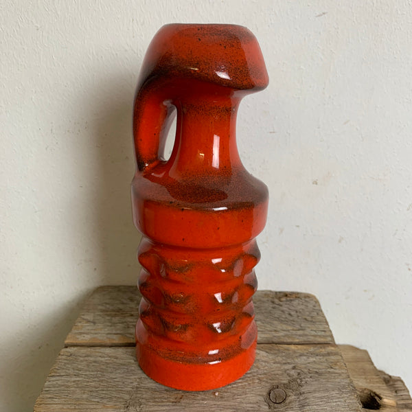 Pop Art Keramik Vase PAN Goebel rot