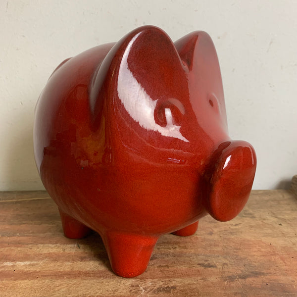 Vintage Keramik Sparschwein von Scheurich 792