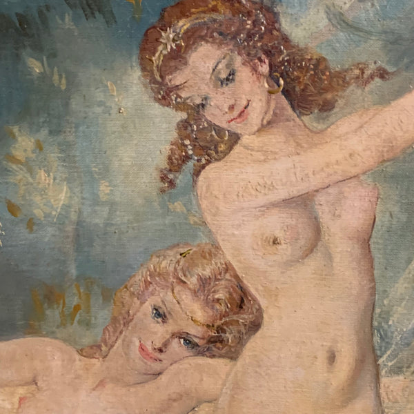 Ölgemälde Geburt der Venus von Mária Szánthó