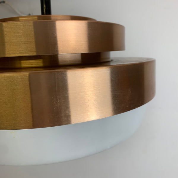 Vintage Mid Century Space Age Hängelampe im Stil von Jo Hammerborg