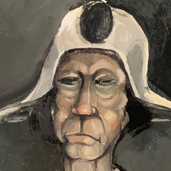 Ölgemälde Clown von Renato Varese