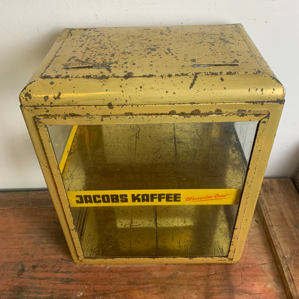 Vintage Jacobs Kaffee Vitrine