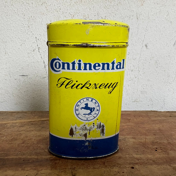 Vintage Blechdose Continental Tromptus Flickzeug