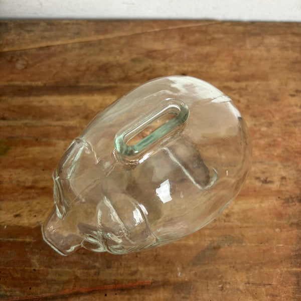 Vintage Glas Sparschwein