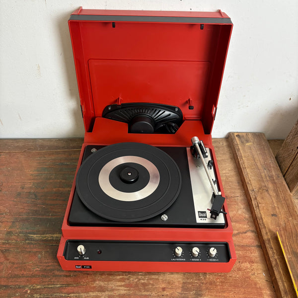 Vintage Kofferplattenspieler Dual P24