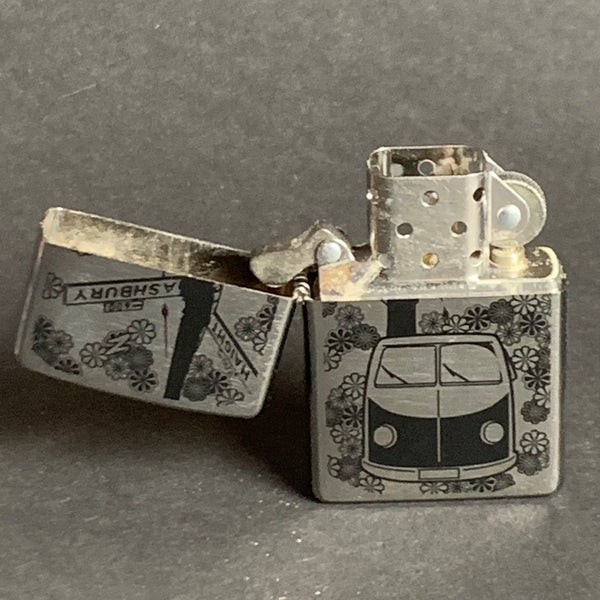 Zippo Feuerzeug Flower Power VW Camper