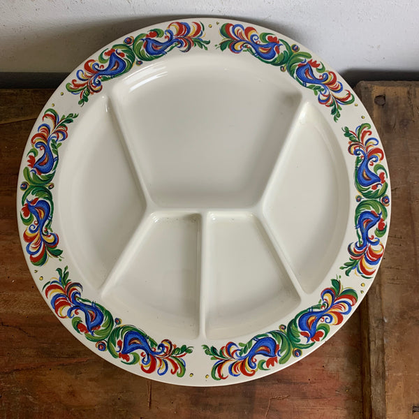 Vintage Fondue Teller von Villeroy und Boch