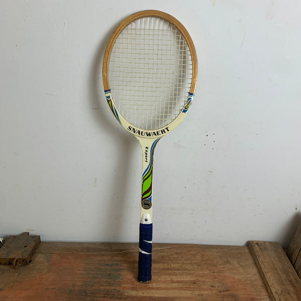 Vintage Holz Tennisschläger Snauwaert Expert