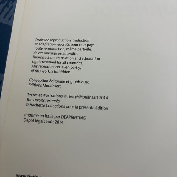 Modell Figur und Buch Tim und Struppi das Das Sabena-Flugzeug mit Professor Bienlein aus Der Fall Bienlein