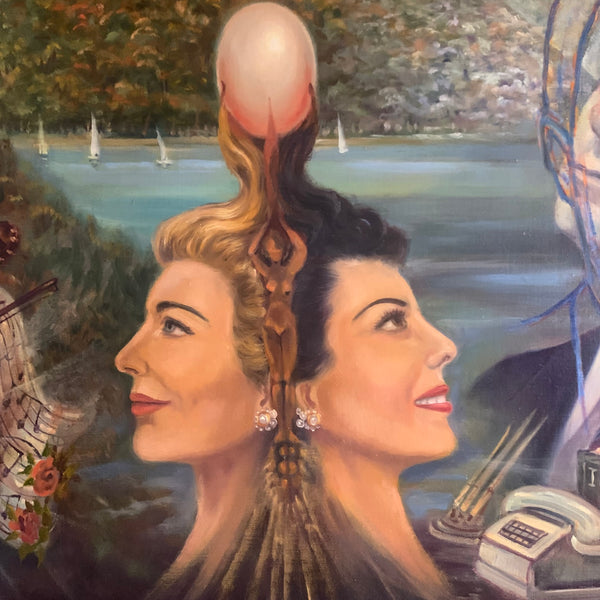 Ölgemälde Die Psyche von Jean Daprai