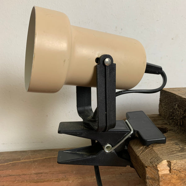 Vintage Klemm Lampe Spot von B Leuchten