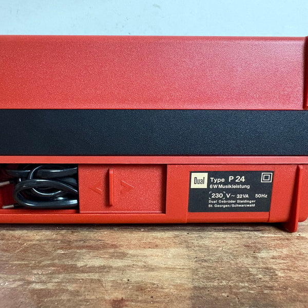 Vintage Kofferplattenspieler Dual P24