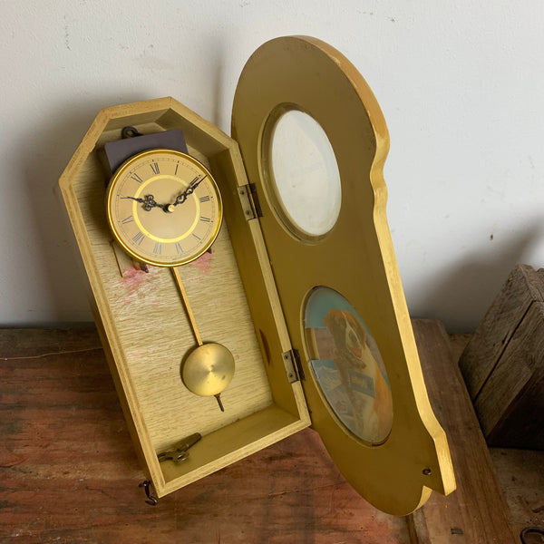 Vintage Suchard Chocolat Wanduhr 100. Jubiläum