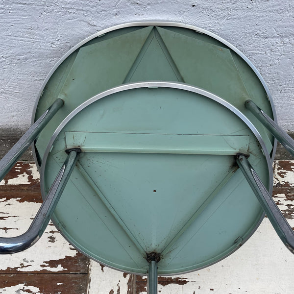 Vintage Bauhaus Tisch aus Stahlrohr von Mauser Werke