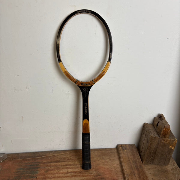 Vintage Holz Tennisschläger Advantage von Wilson