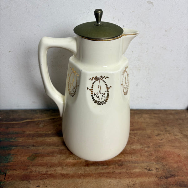 Vintage Jugendstil Cacao Kanne von Korff‘s
