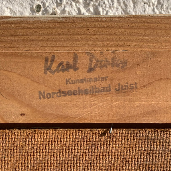 Ölgemälde Nordsee Wellenbild von Karl Dirks