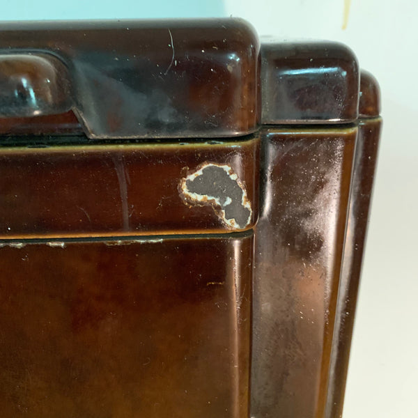 Vintage emaillierter Allesbrenner Ofen von Leda