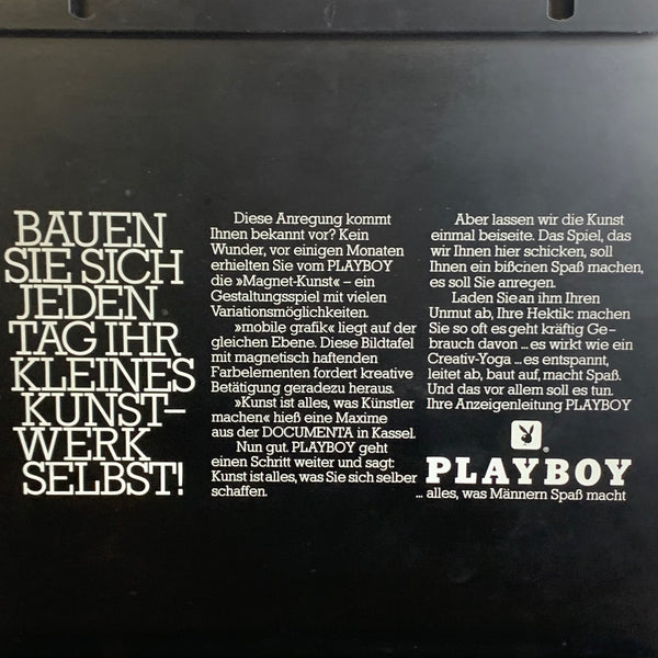 Vintage Magnet Kunst von Playboy