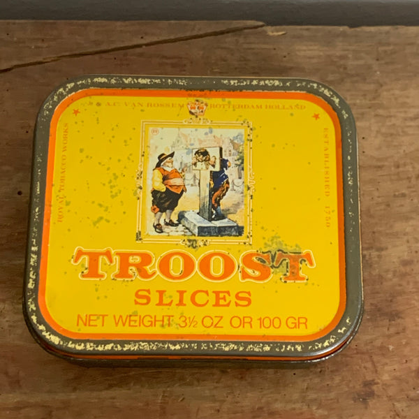 Vintage Blechdose Pfeifen Tabak  Troost Slices
