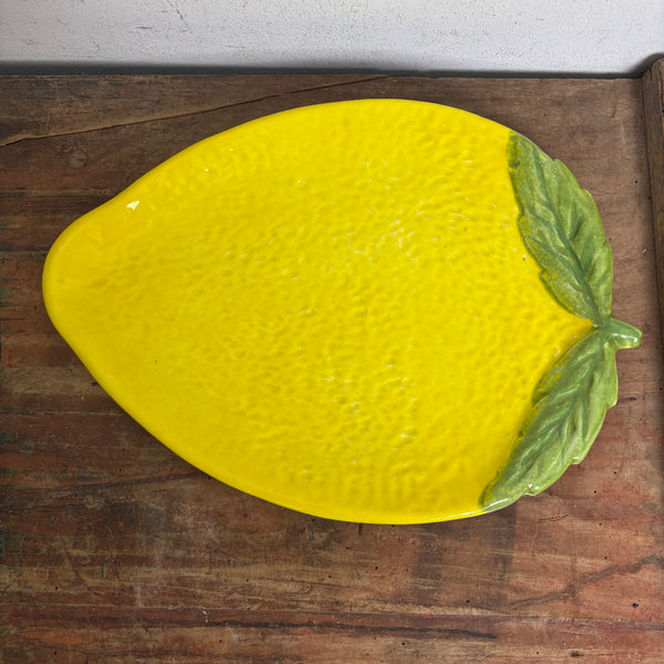 Bassano italienische Keramik mediterrane Schale Platte Zitrone
